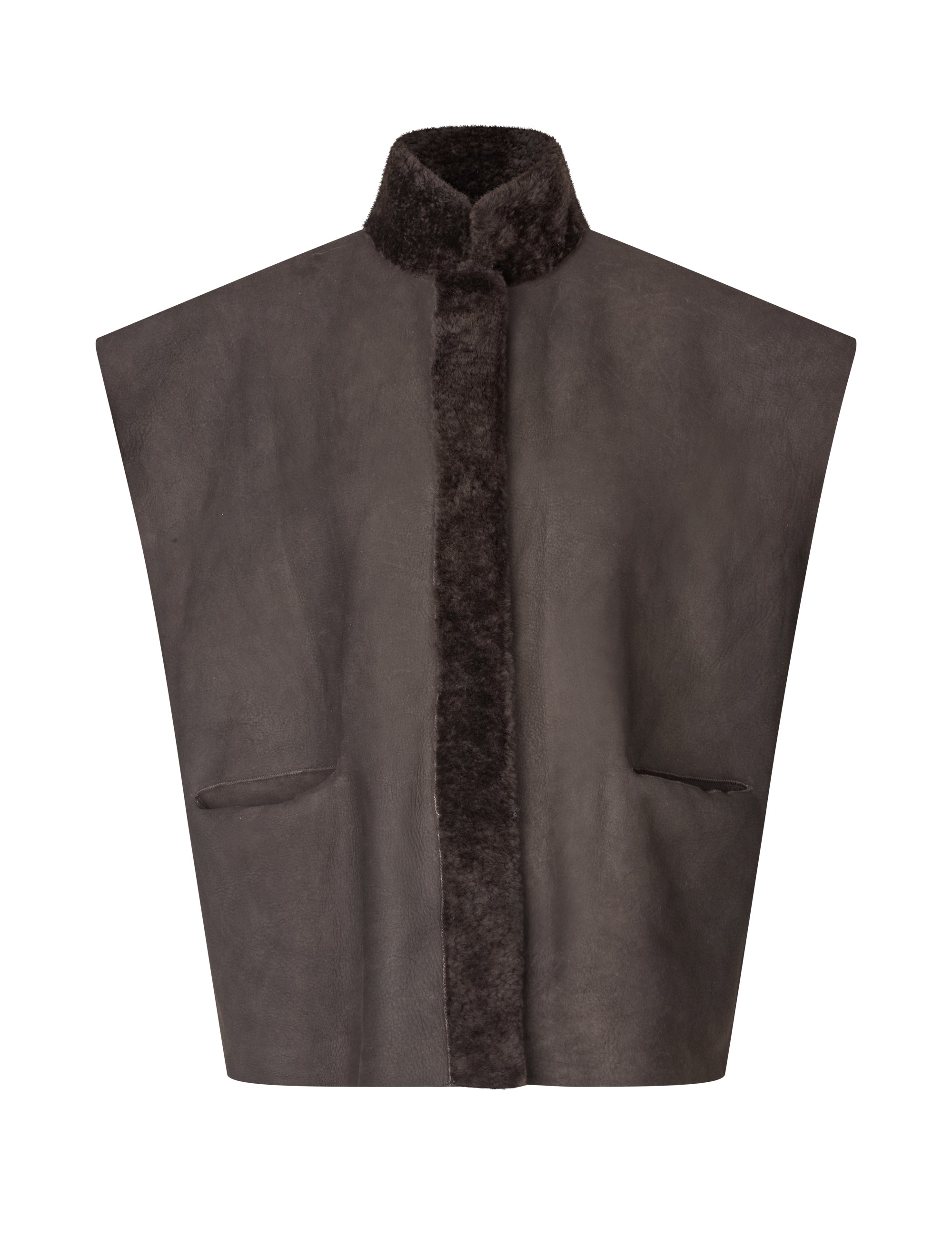 KATE VEST - Brown K-254